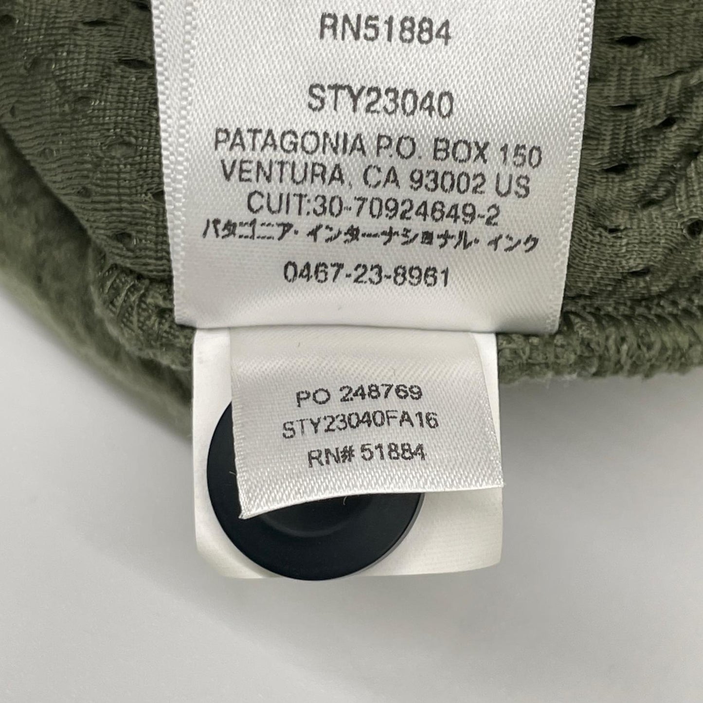 Patagonia 16AW Moss Green Shearling Fleece Pullover Size M