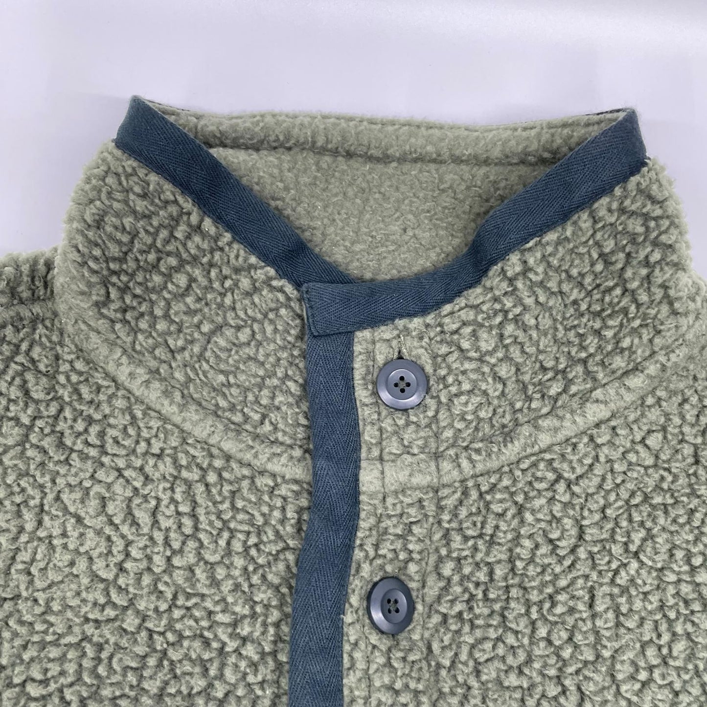 Patagonia 16AW Moss Green Shearling Fleece Pullover Size M
