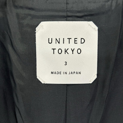 UNITED TOKYO Water Repellent Super 140S Chester Coat Size 3