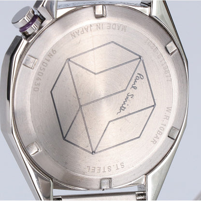 PaulSmith BT4-117-93 Octagon Quartz Watch Silver/Green