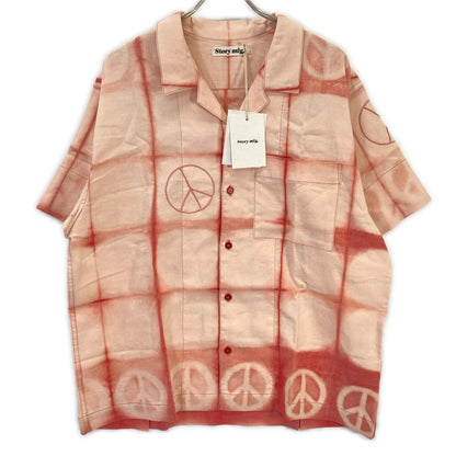 story mfg. 26SS Pink Greetings Peace Clamp Shirt Size M