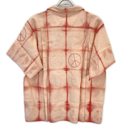 story mfg. 26SS Pink Greetings Peace Clamp Shirt Size M