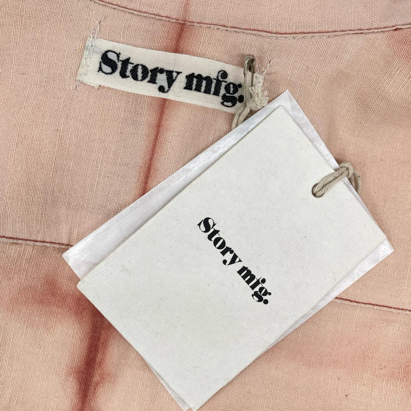 story mfg. 26SS Pink Greetings Peace Clamp Shirt Size M