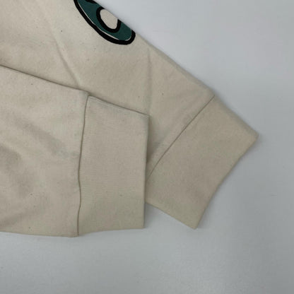 story mfg. 26SS Ivory GRATEFUL Long Sleeve T-Shirt Size L