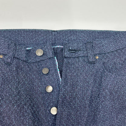 kiivu 12.5oz Rainbow Denim Straight Trousers Size M