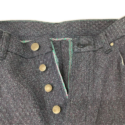 kiivu 12.5oz Rainbow Denim Straight Trousers Size L
