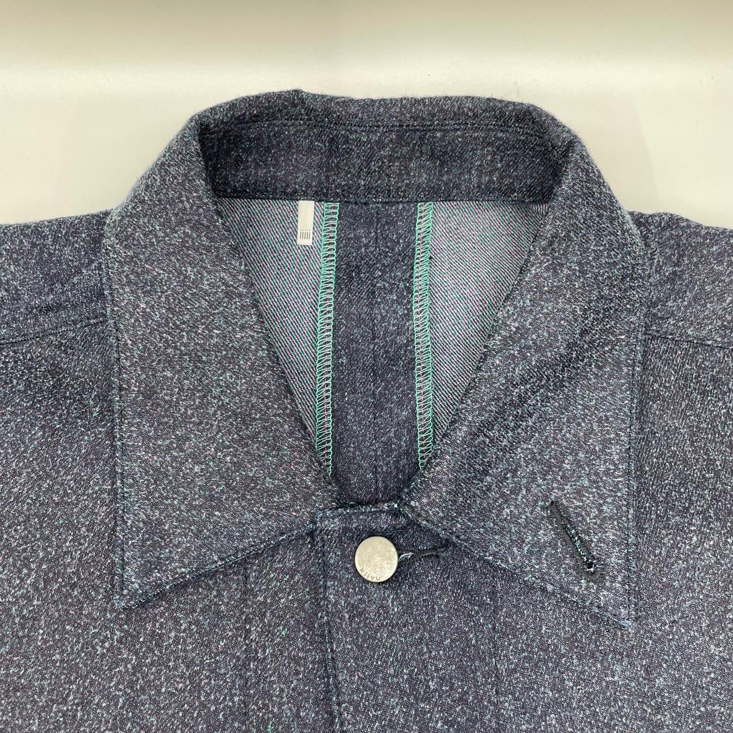 kiivu Denim Work Jacket 12.5oz Rainbow Denim Size XL