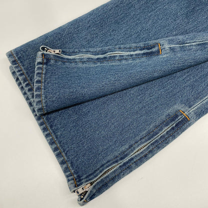 RICE NINE TEN Indigo Boot Cut Side Zip Jeans Size 1