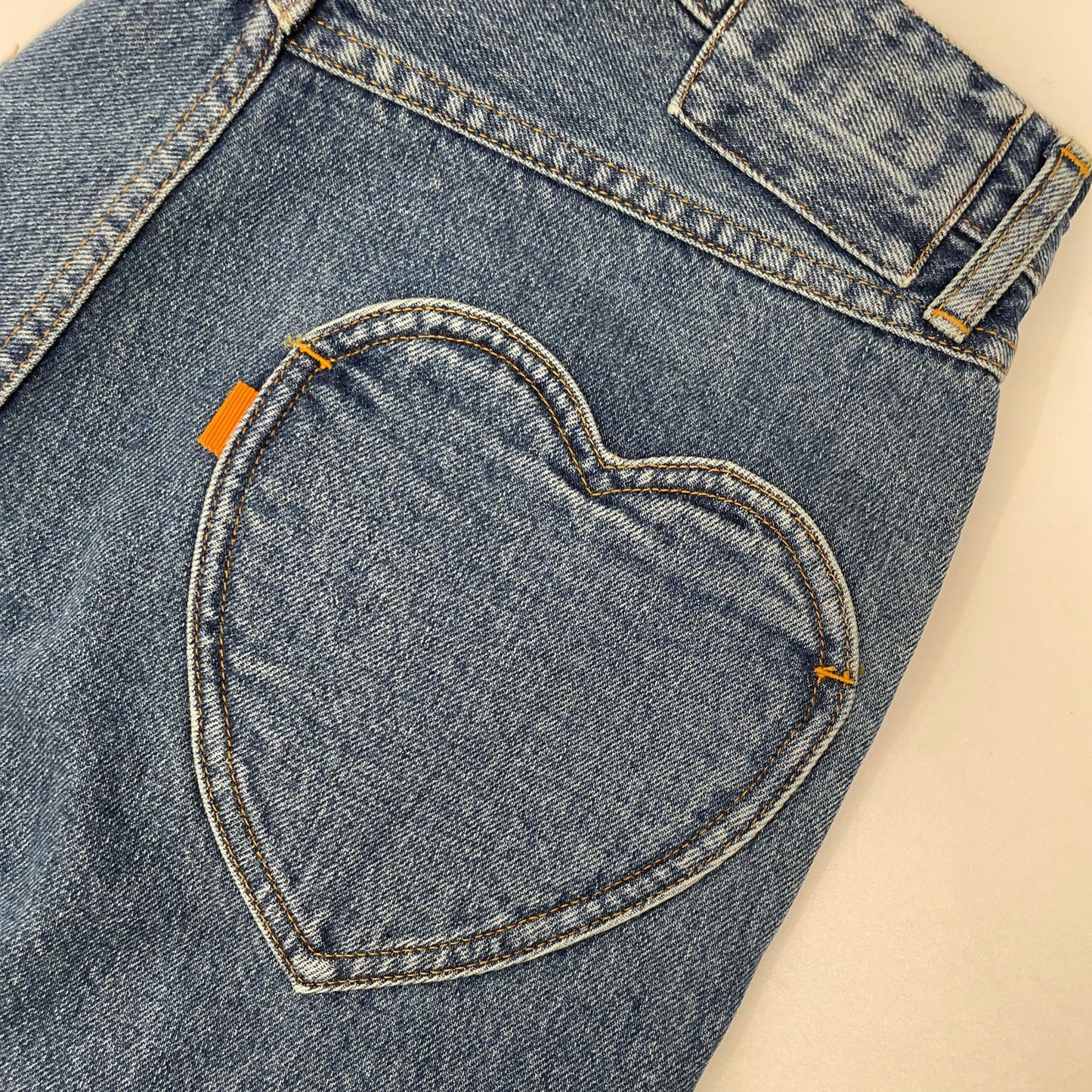 RICE NINE TEN Indigo Boot Cut Side Zip Jeans Blue Size 1