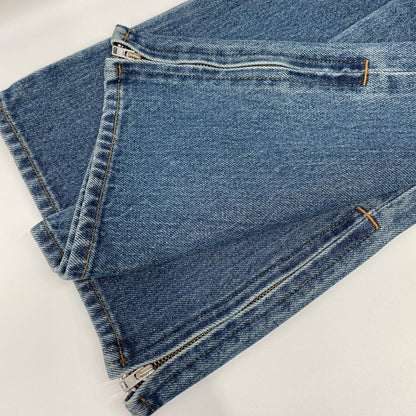 RICE NINE TEN Indigo Boot Cut Side Zip Jeans Blue Size 1