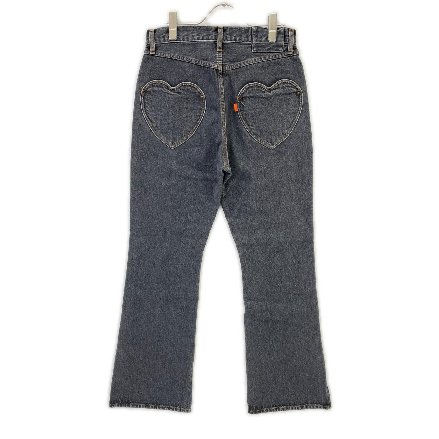 RICE NINE TEN Black Boot Cut Side Zip Jeans Size 1