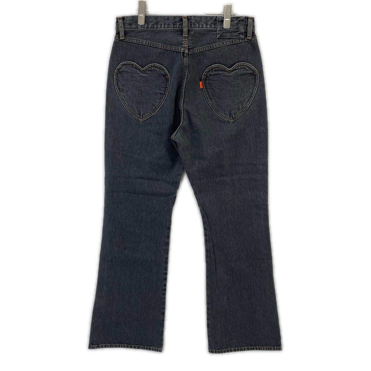 RICE NINE TEN Black Boot Cut Side Zip Jeans Size 2