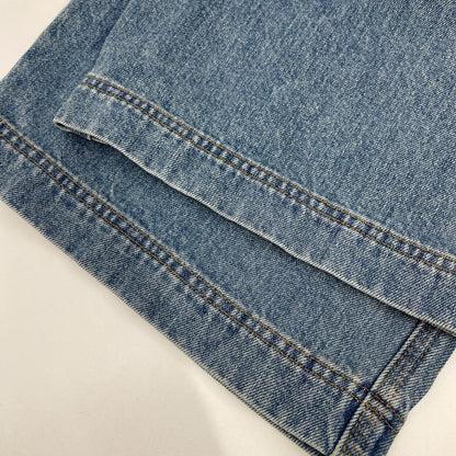 RICE NINE TEN Indigo Cropped Baggy Painter Pants Size 2