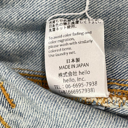 RICE NINE TEN Indigo Cropped Baggy Painter Pants Size 2