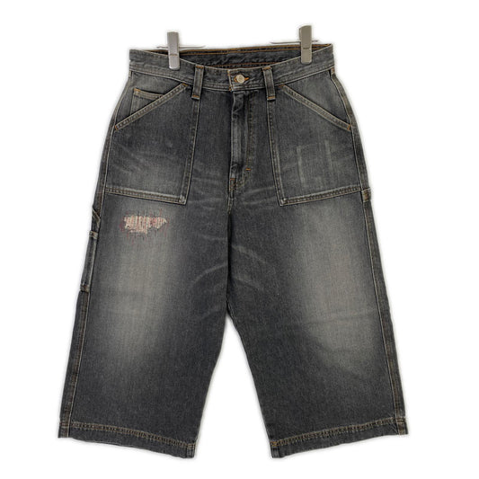 RICE NINE TEN Black Cropped Baggy Painter Pants Size 1