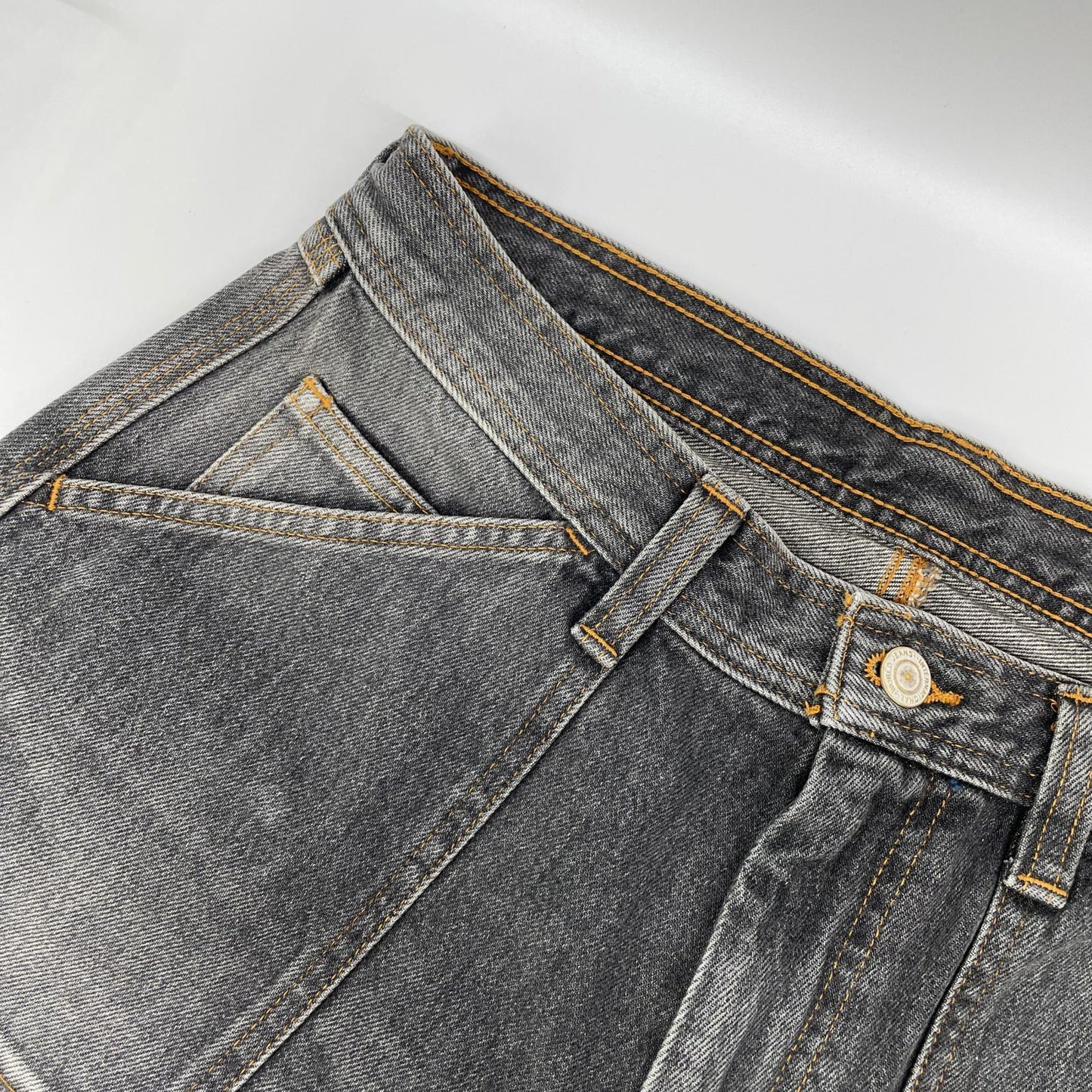 RICE NINE TEN Black Cropped Baggy Painter Pants Size 1