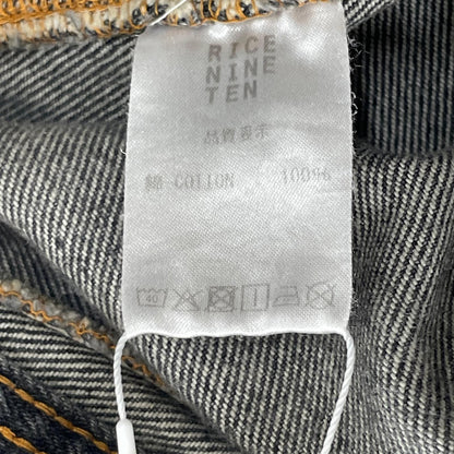 RICE NINE TEN Black Three Quarter Painter Jeans Pants Size 2