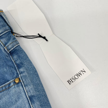BISOWN 24SS Paint Design Straight Jeans Blue Size 3