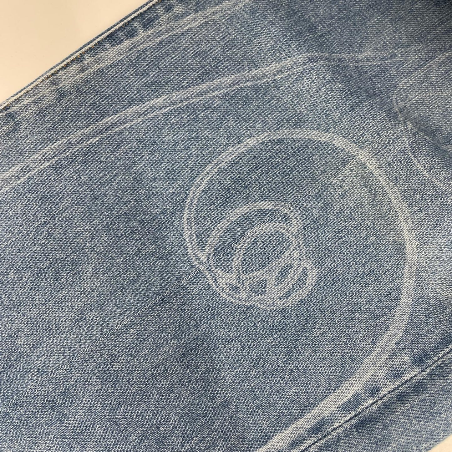 BISOWN 24SS Paint Design Straight Jeans Blue Size 3