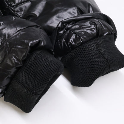 MONCLER BULGARIE Inner Boa Hooded Nylon Jacket Black Size 3