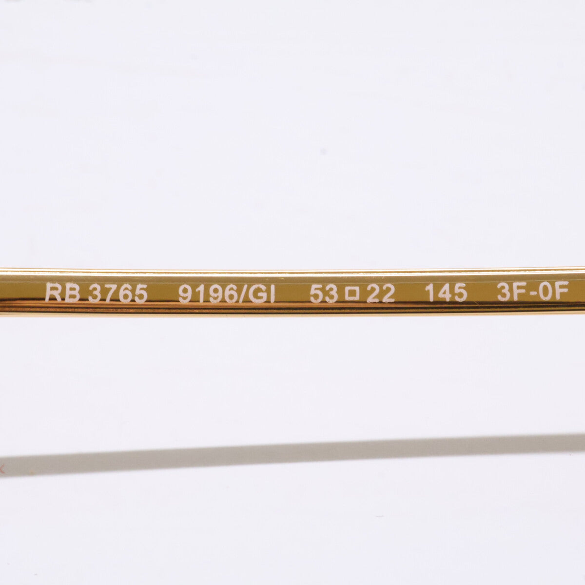 Ray-Ban RB3765 Irregular Sunglasses Gold Size 53X22 145