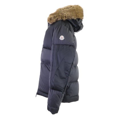 Moncler MEIDOB Eco-Fur Hooded Down Jacket Black Size 3
