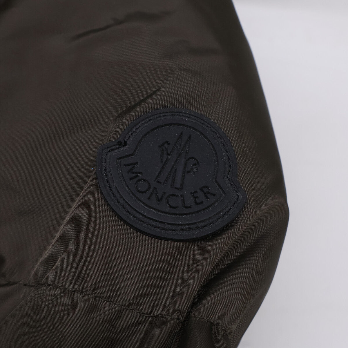 MONCLER Montclar Khaki Hooded Down Coat Size 1