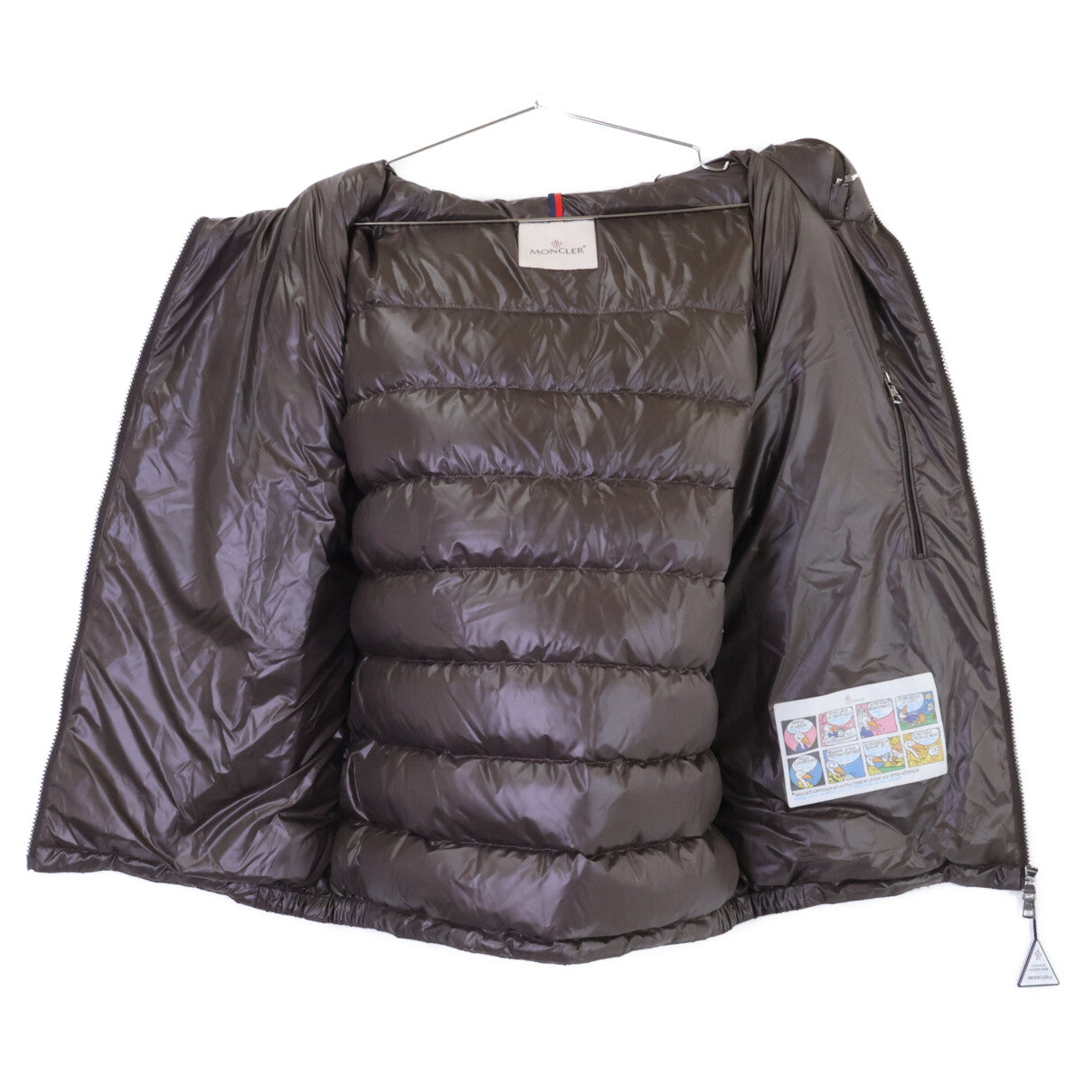 MONCLER 24' Barant Hooded Down Vest Brown Size 3