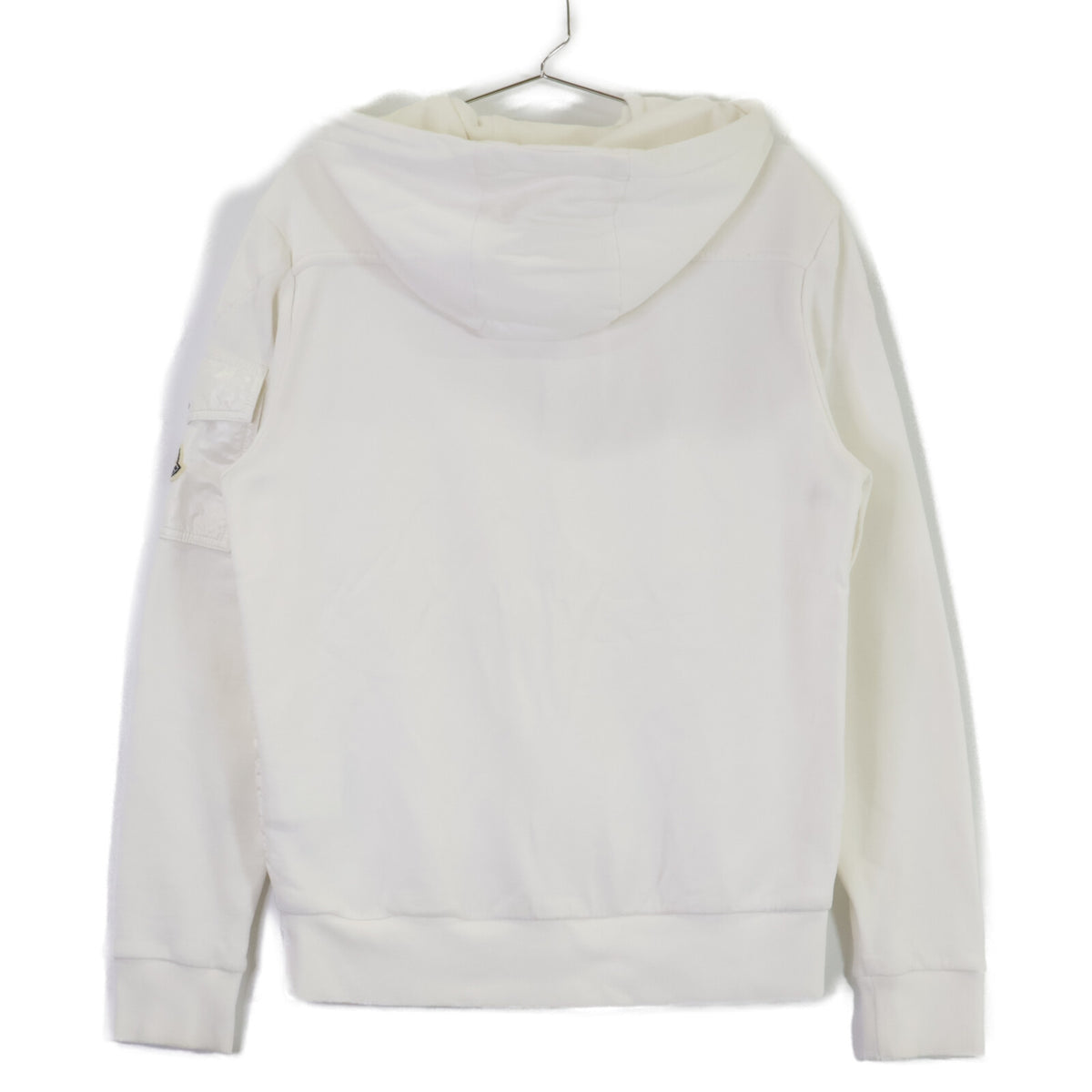 MONCLER Hooded Down Jacket White Size S
