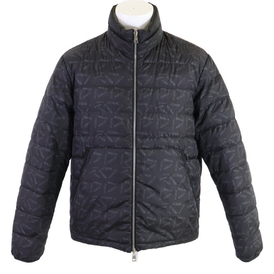 MONCLER Pouctal Reversible Logo Down Jacket Black Size 2
