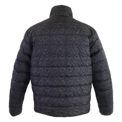 MONCLER Pouctal Reversible Logo Down Jacket Black Size 2