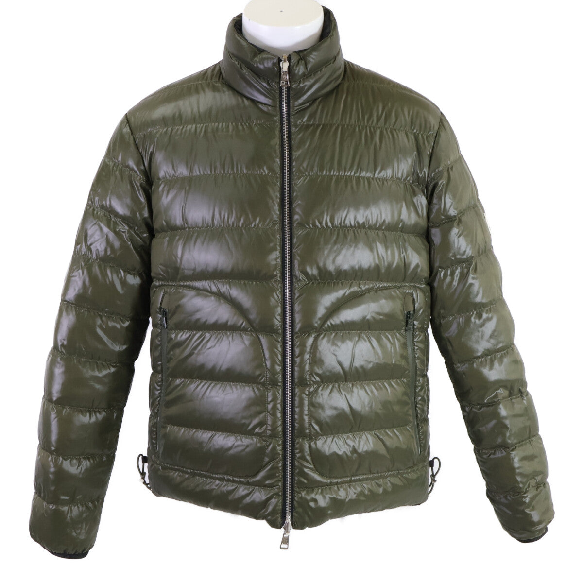 MONCLER Pouctal Reversible Logo Down Jacket Black Size 2