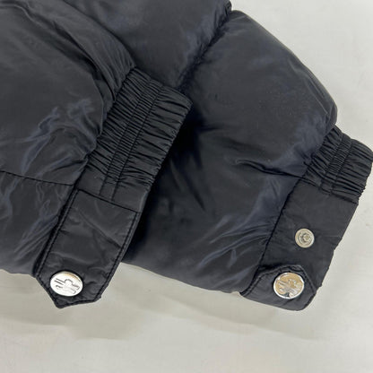 MONCLER BRAMANT Double Logo Patch Hooded Down Jacket Size 1