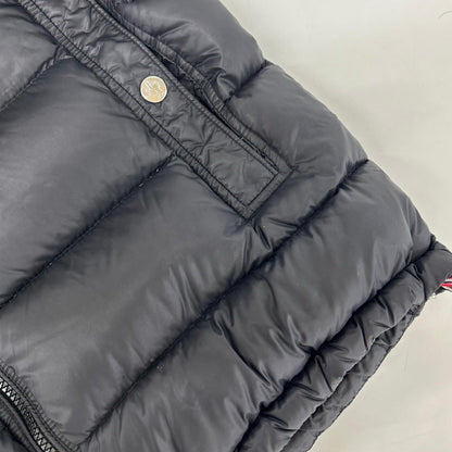 MONCLER BRAMANT Double Logo Patch Hooded Down Jacket Size 1