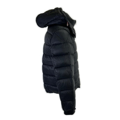 MONCLER BRAMANT Double Logo Patch Hooded Down Jacket Size 1