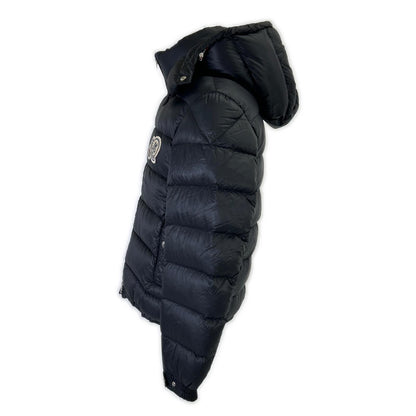 MONCLER BRAMANT Double Logo Patch Hooded Down Jacket Size 1