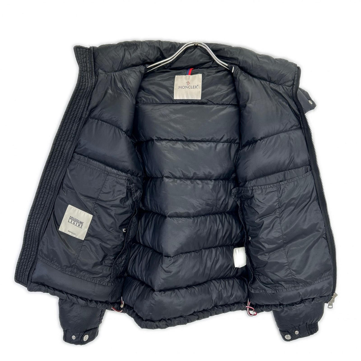 MONCLER BRAMANT Double Logo Patch Hooded Down Jacket Size 1