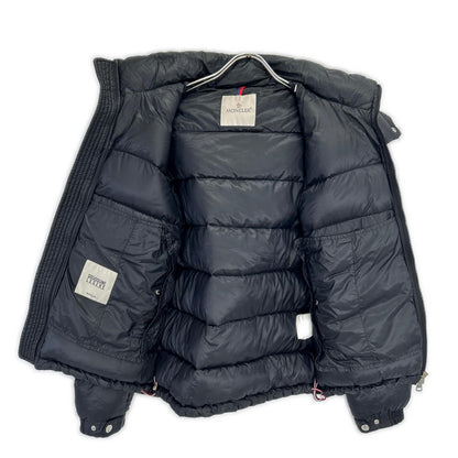 MONCLER BRAMANT Double Logo Patch Hooded Down Jacket Size 1