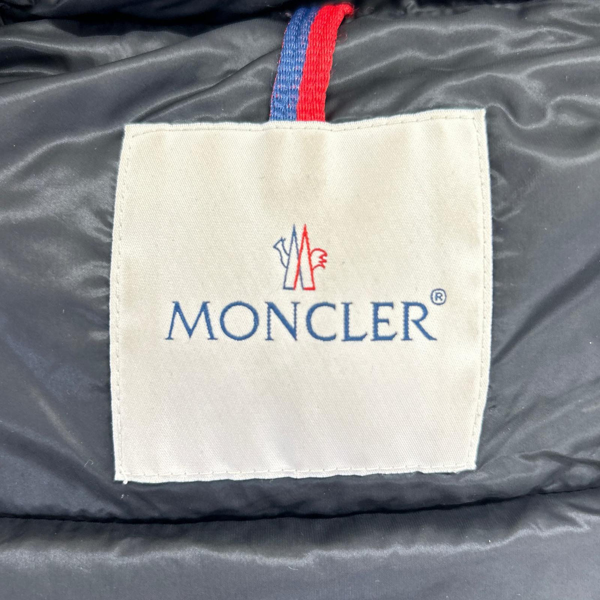 MONCLER BRAMANT Double Logo Patch Hooded Down Jacket Size 1