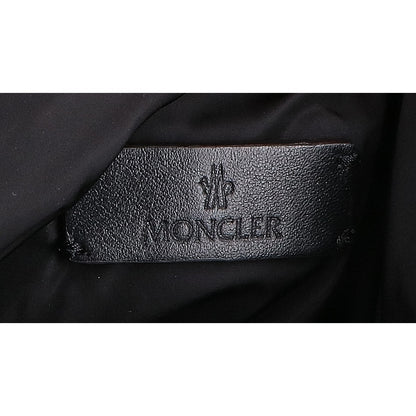MONCLER LEGERE ZIP TOTE Rubber Logo 2-Way Down Bag White