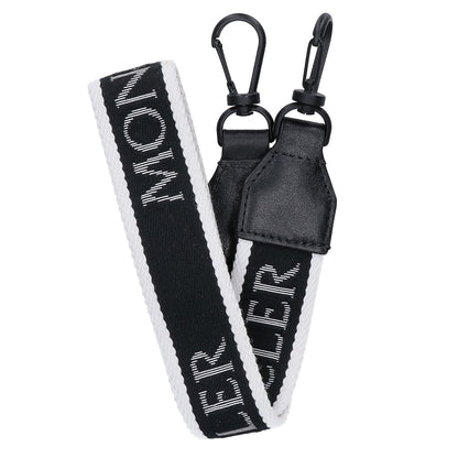 MONCLER LEGERE ZIP TOTE Rubber Logo 2-Way Down Bag White