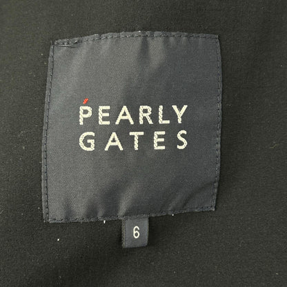 PEARLY GATES Houndstooth Hooded Jacket Black/White Size 6