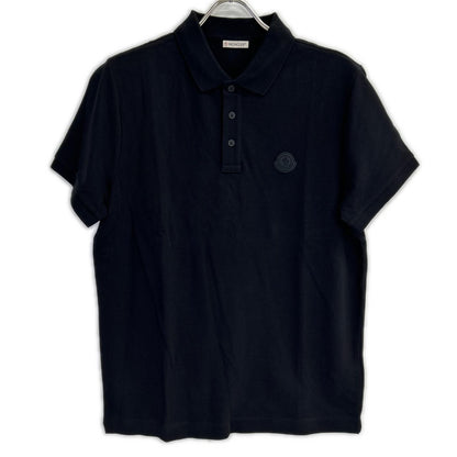 MONCLER 19 Maglia Polo Rubber Patch Short Sleeve Polo Size M