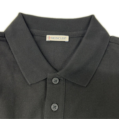 MONCLER 19 Maglia Polo Rubber Patch Short Sleeve Polo Size M