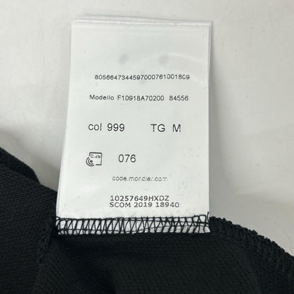 MONCLER 19 Maglia Polo Rubber Patch Short Sleeve Polo Size M