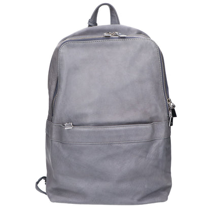 aniary Antique Leather Backpack Gray Size ONE SIZE