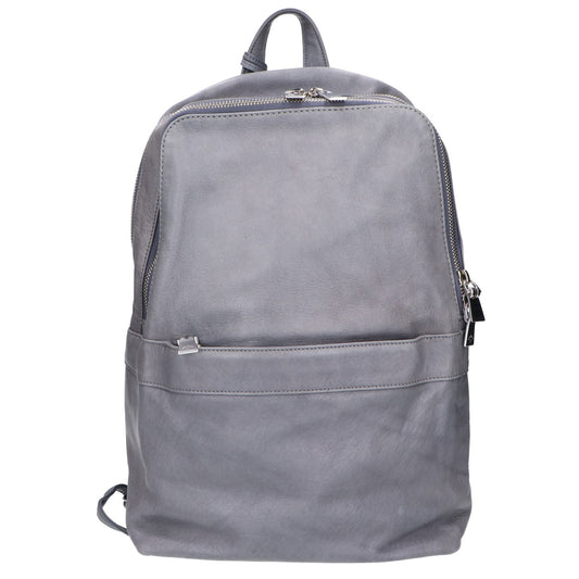 aniary Antique Leather Backpack Gray