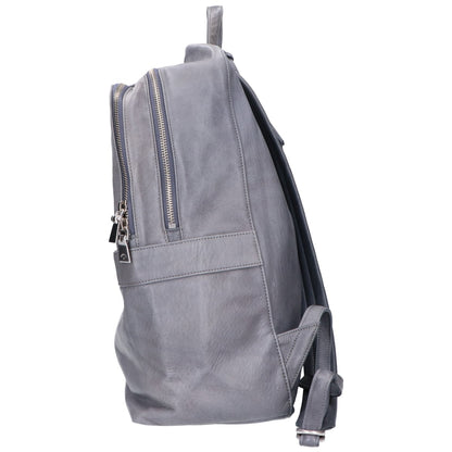 aniary Antique Leather Backpack Gray Size ONE SIZE