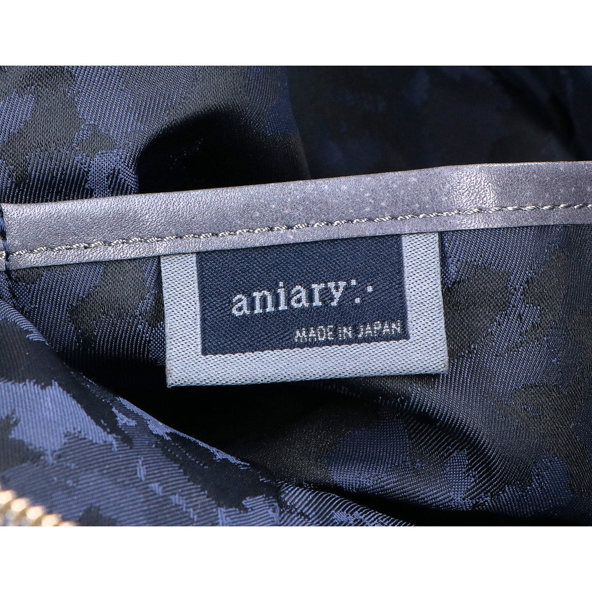 aniary Antique Leather Backpack Gray Size ONE SIZE