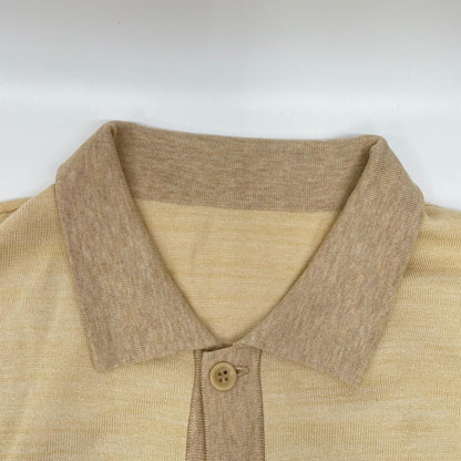 Porter Classic Summer Silk Holiday Shirt Beige Size 2